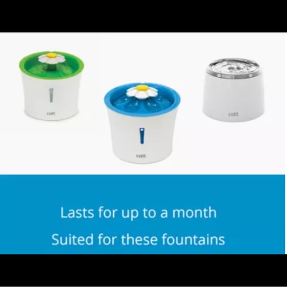 6pk Replacement Filters for 3L Catit Flower Fountain - Picture 4 of 4